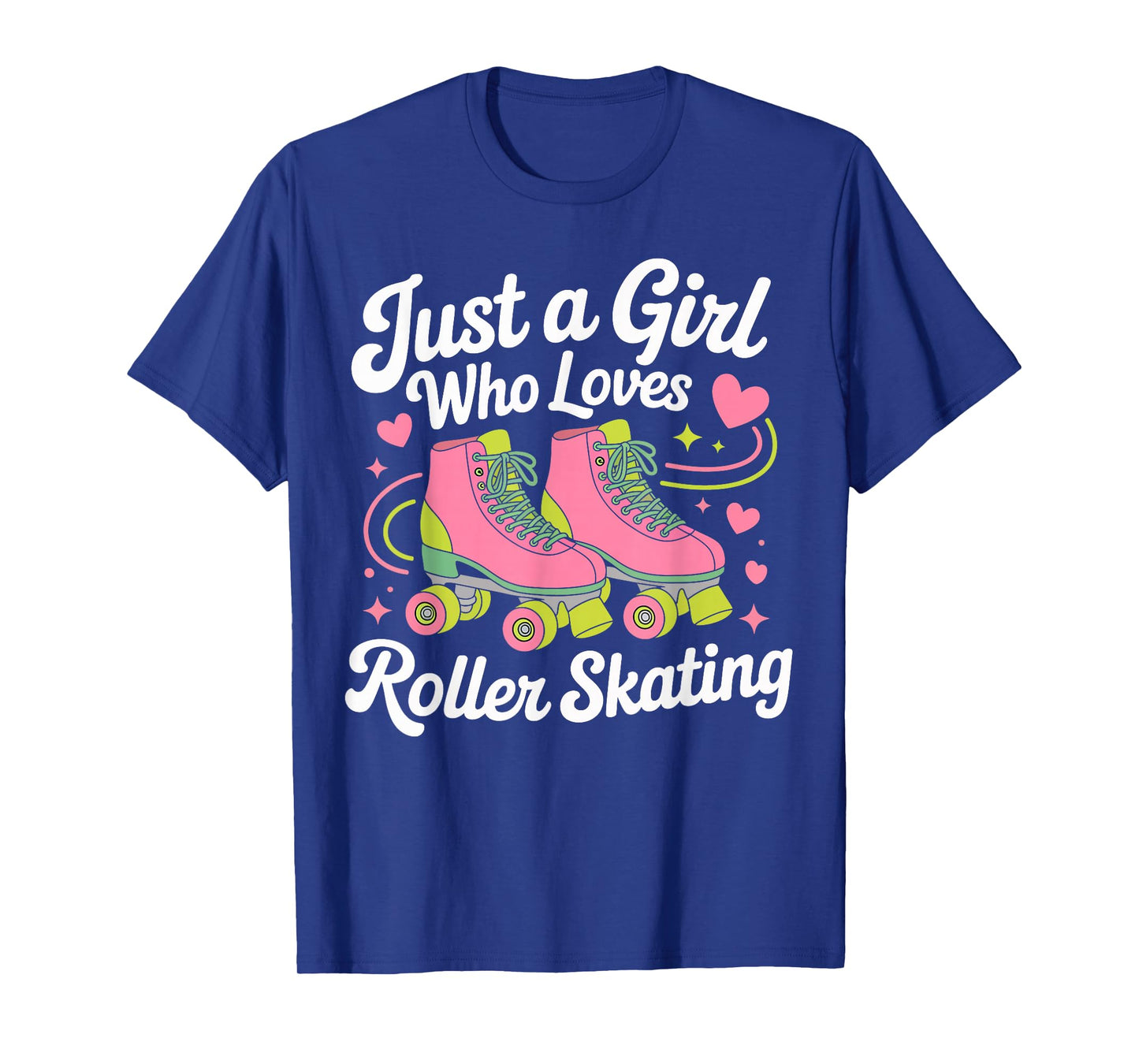 Just a Girl Who Loves Roller Skating Gifts for Girls Women T-Shirt