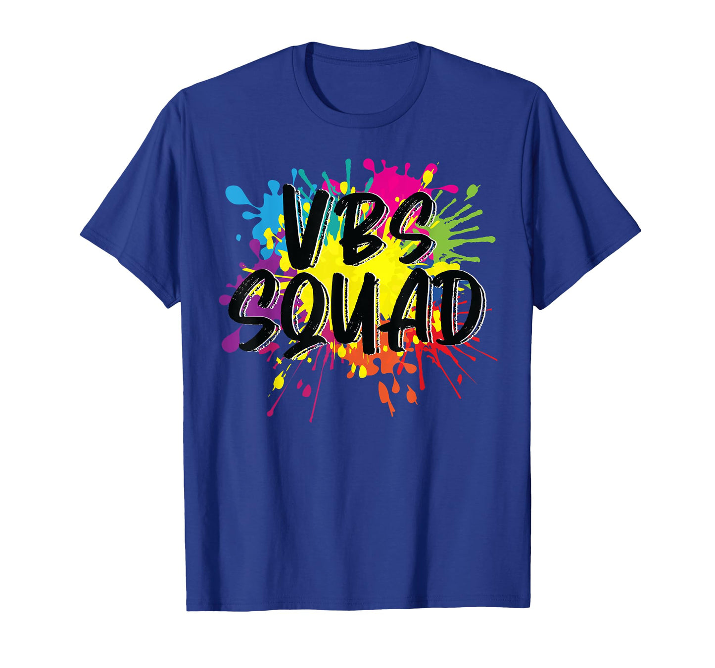 VBS Squad Vacation Bible School I Love Paint Splatter Team T-Shirt