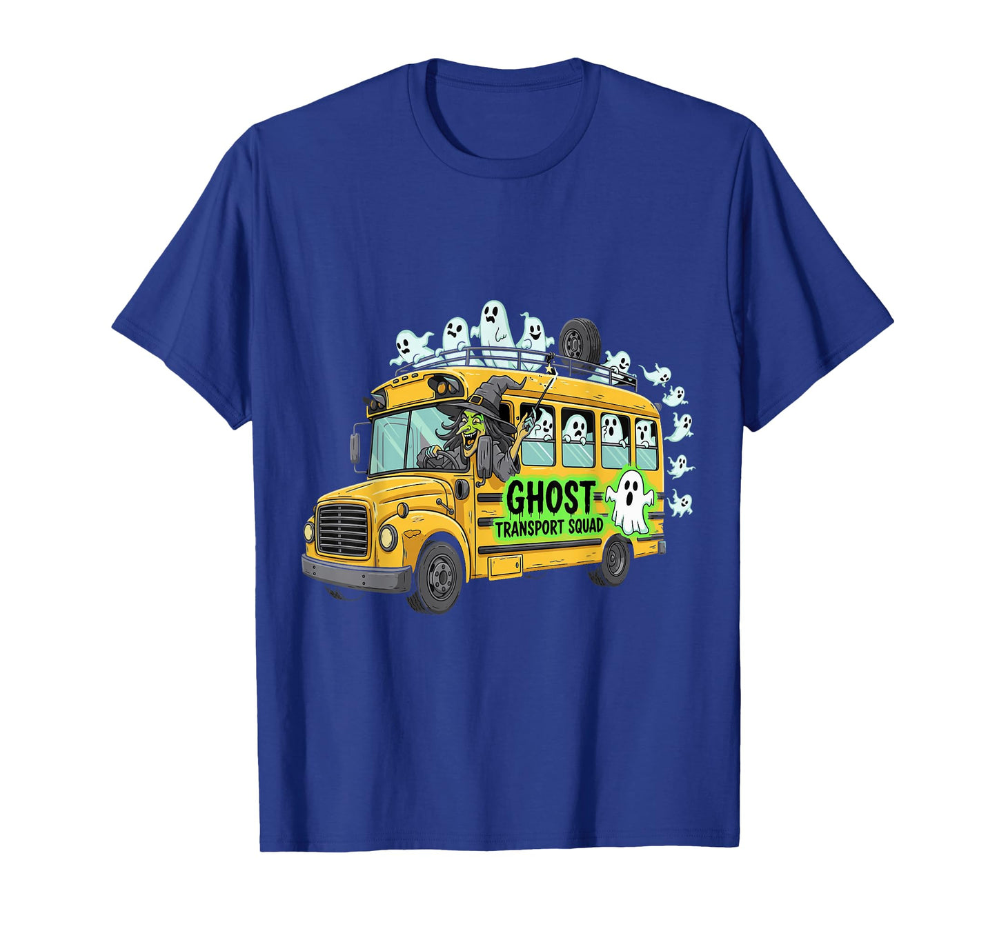 Ghost Transport Squad Bus Schools T-Shirt