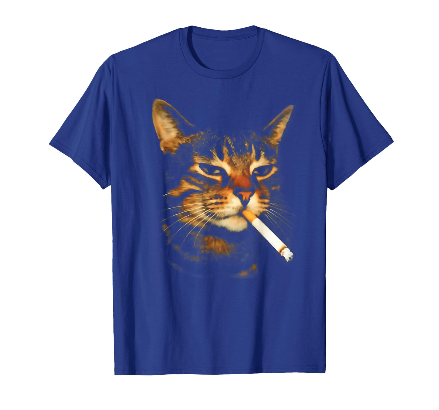 Funny Smoking Cat Cigarette Kitten Meme Stupid Brainrot T-Shirt