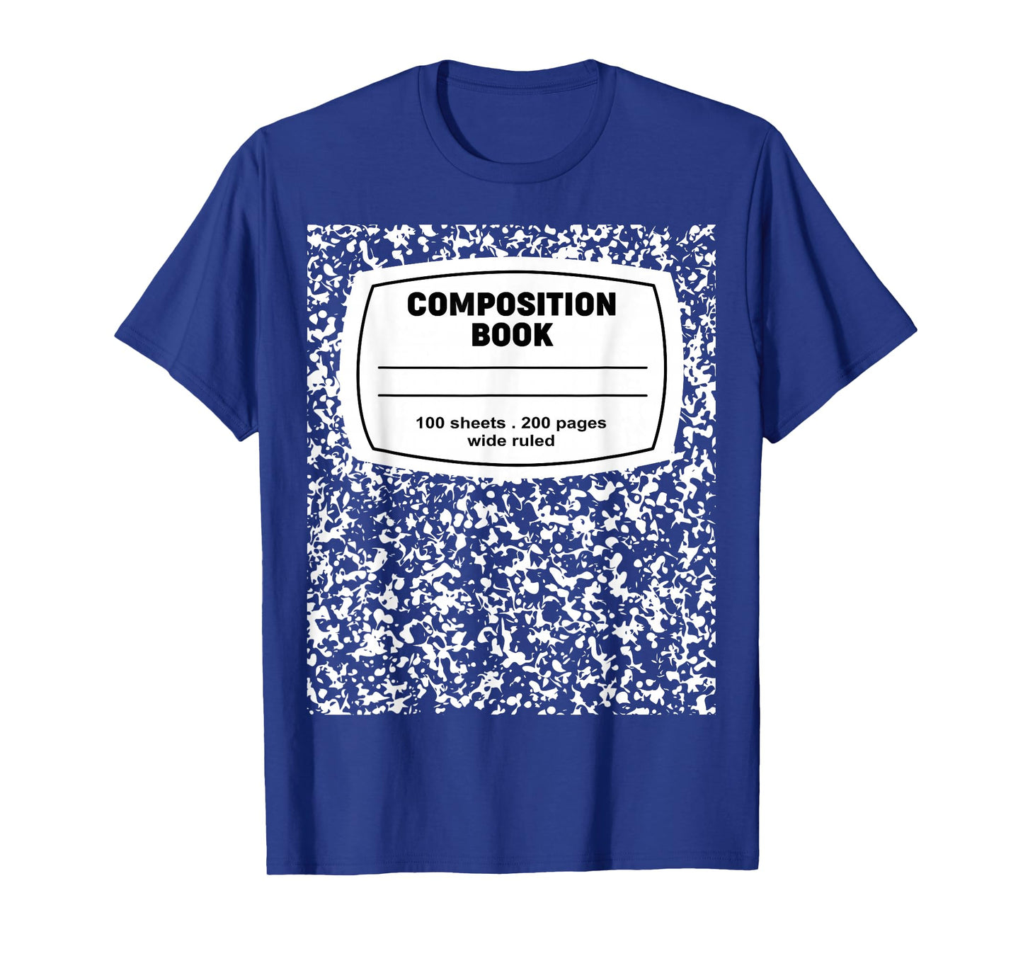 Composition Notebook Halloween Costume Teacher Student T-Shirt