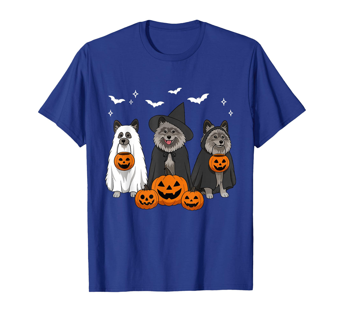 Trick Or Treat Keeshond Halloween Witch Keeshond Dog Mom T-Shirt