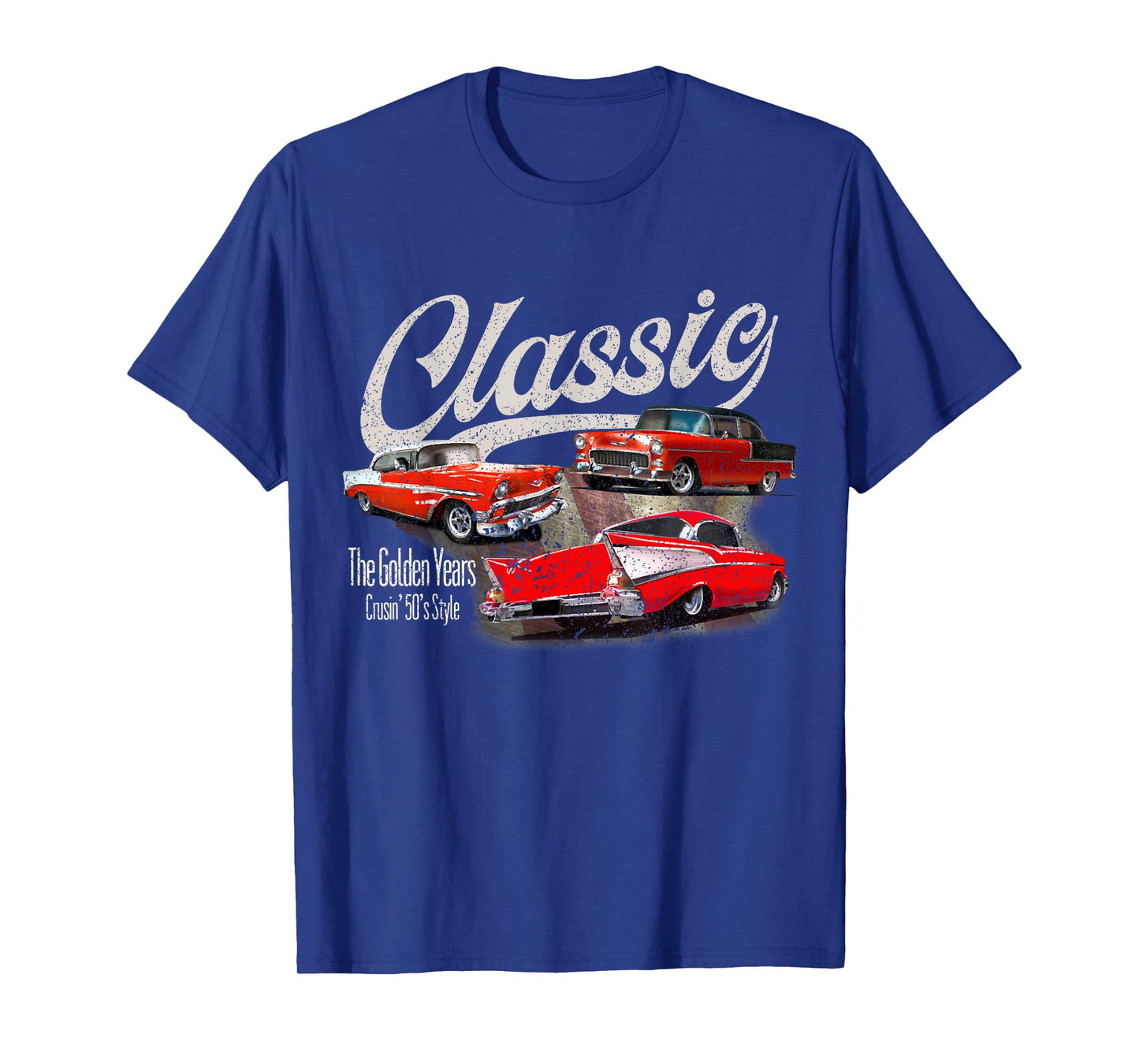 55 56 57 Chevys Bel air Truck TriFive vintage cars T-Shirt