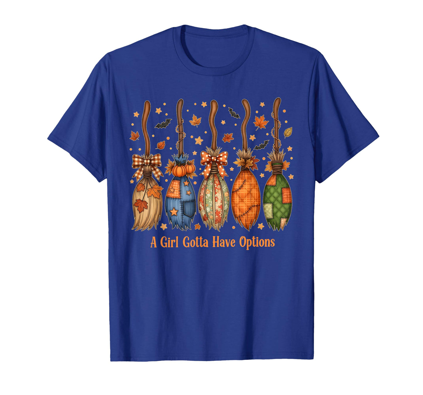 Vintage A Girl Gotta Have Options Halloween Witches Witch T-Shirt