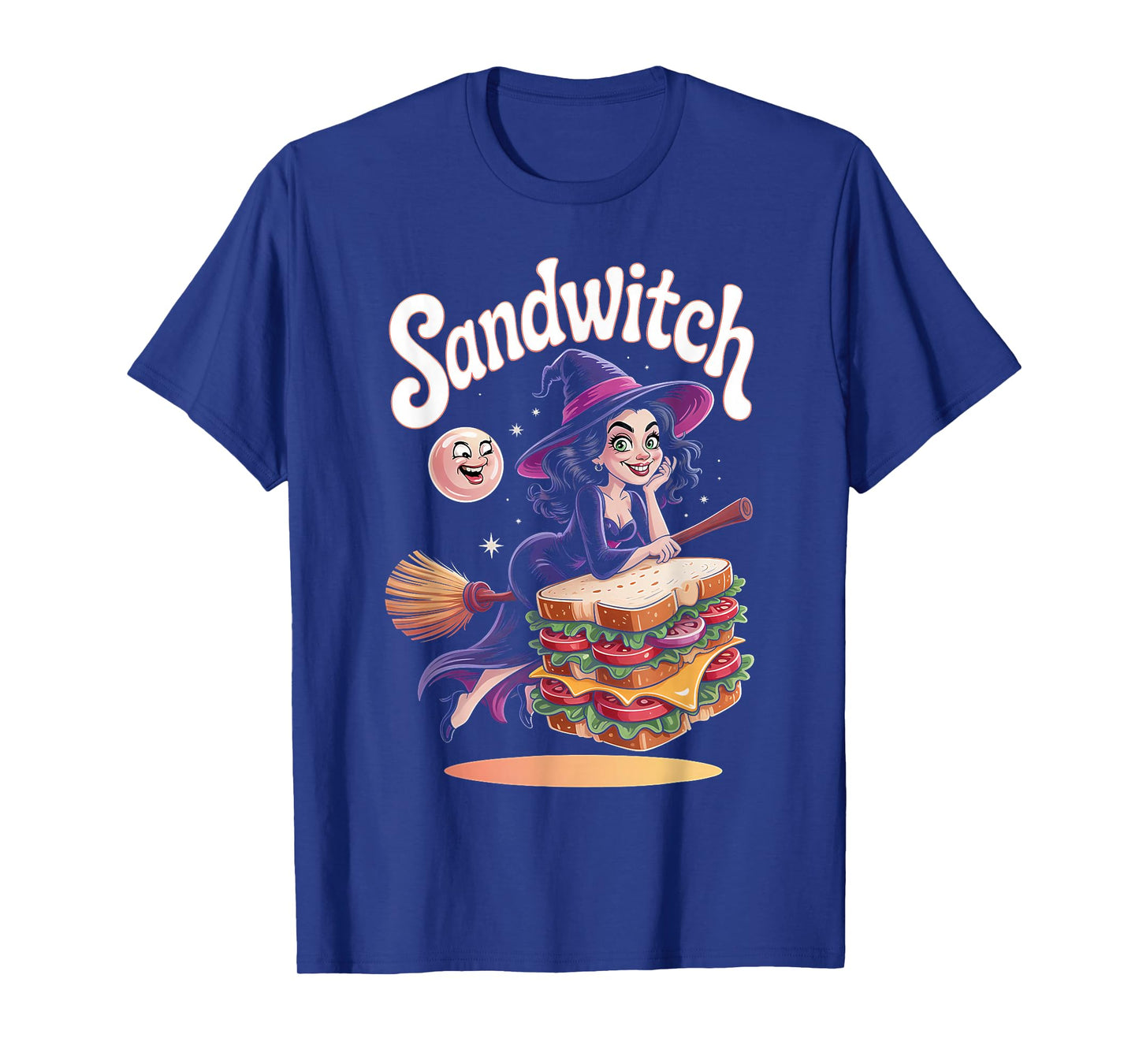 Sandwitch Funny Witch Halloween Food Pun T-Shirt