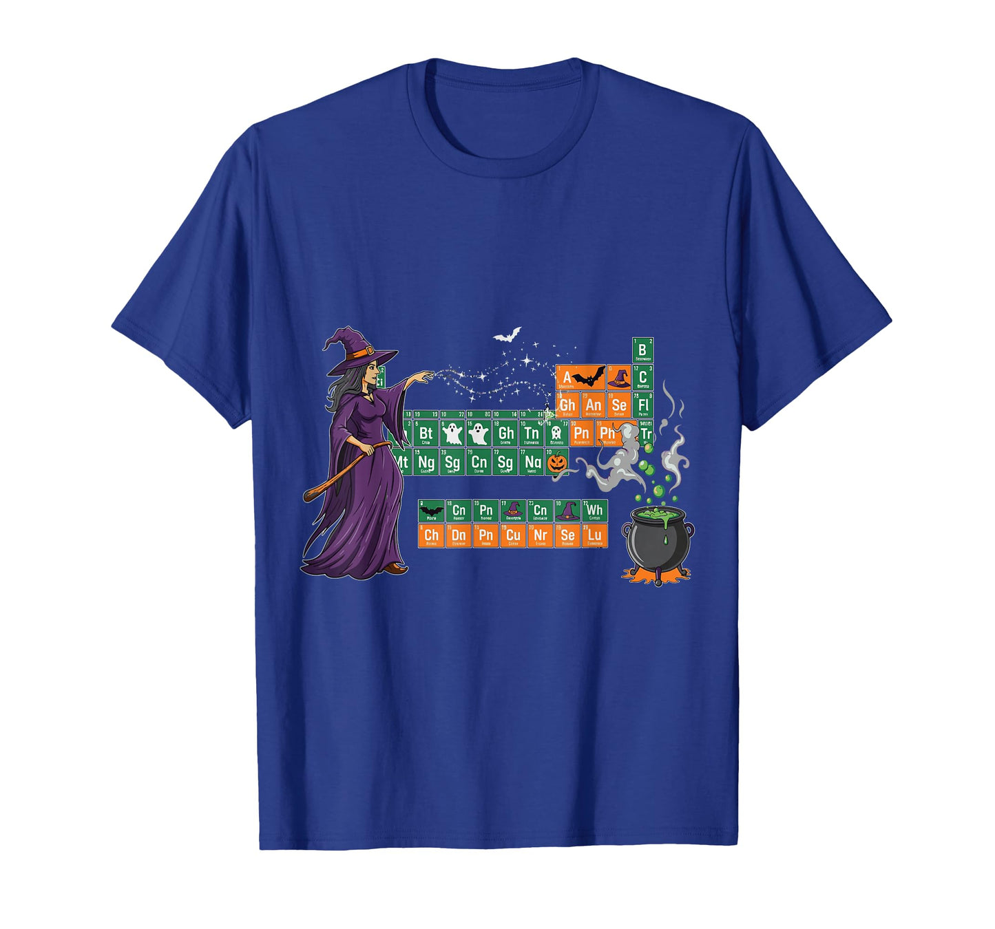 Enchanting Witch and Potion Themed Periodic Table T-Shirt
