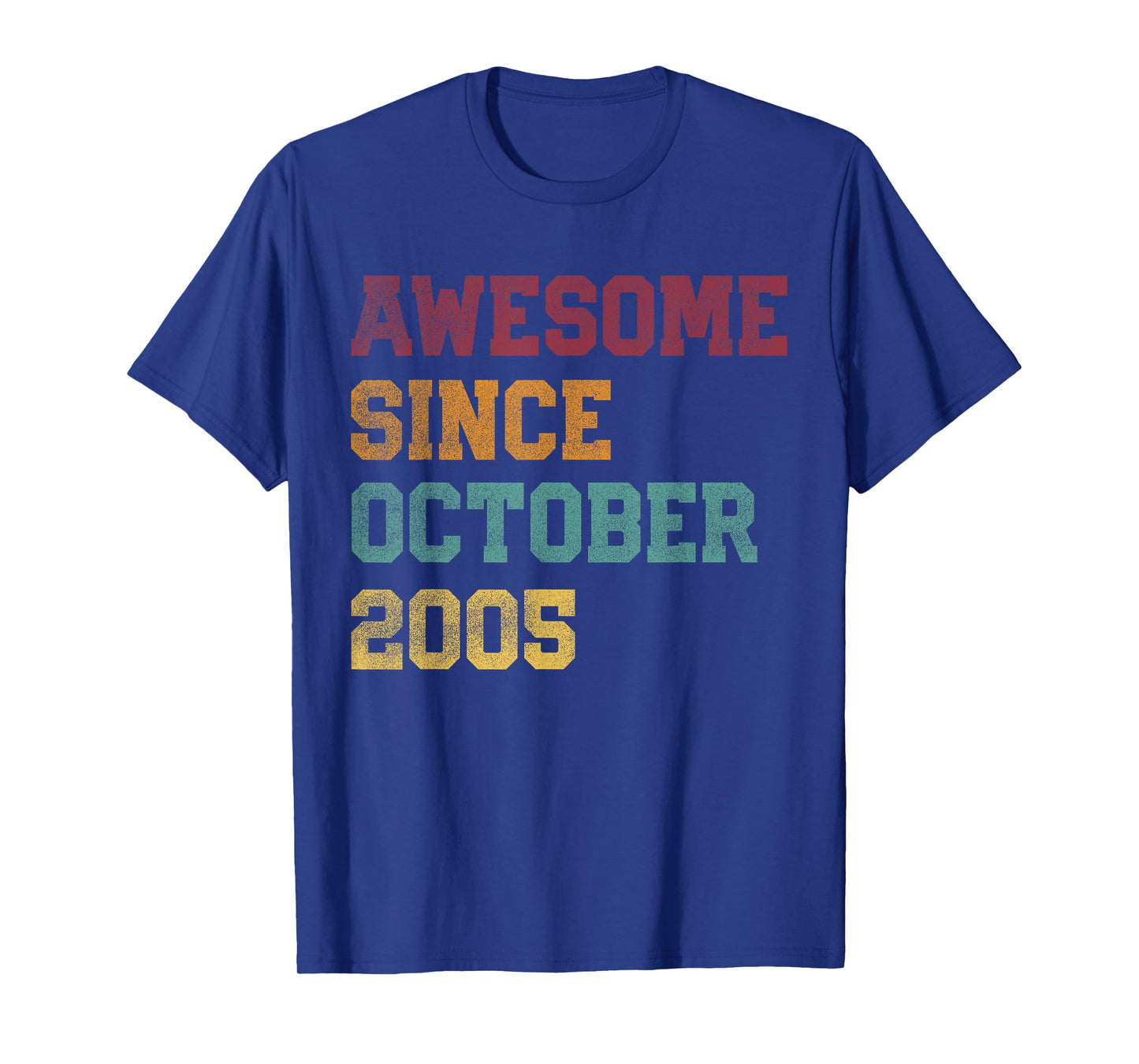Awesome Since October 2005 20th Birthday 20 Years Old T-Shirt