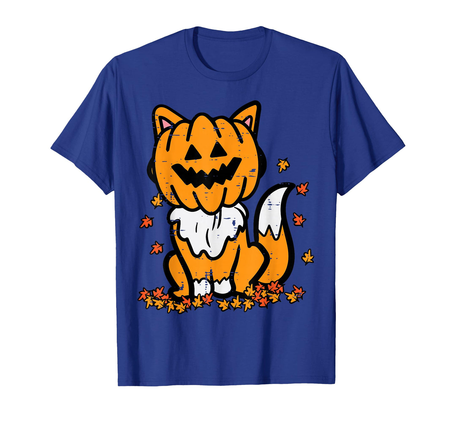 Halloween Fox Pumpkin Fall Autumn Costume Kids Women Men T-Shirt
