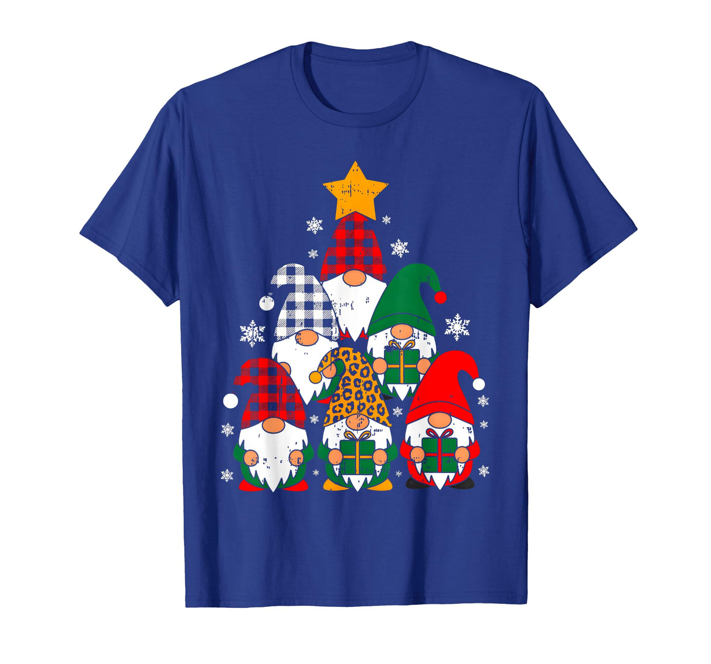 Gnomes Christmas Tree Funny Xmas Holidays Men Women Kids T-Shirt