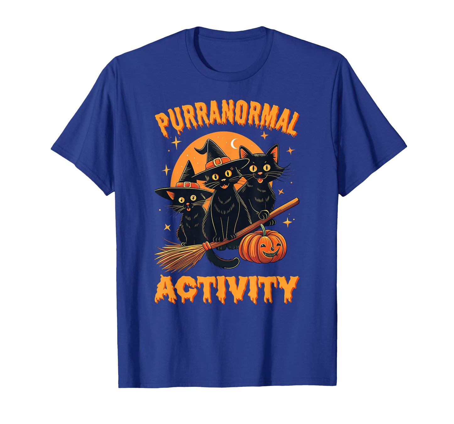 Purranormal Activity Funny Halloween Cat Mom T-Shirt