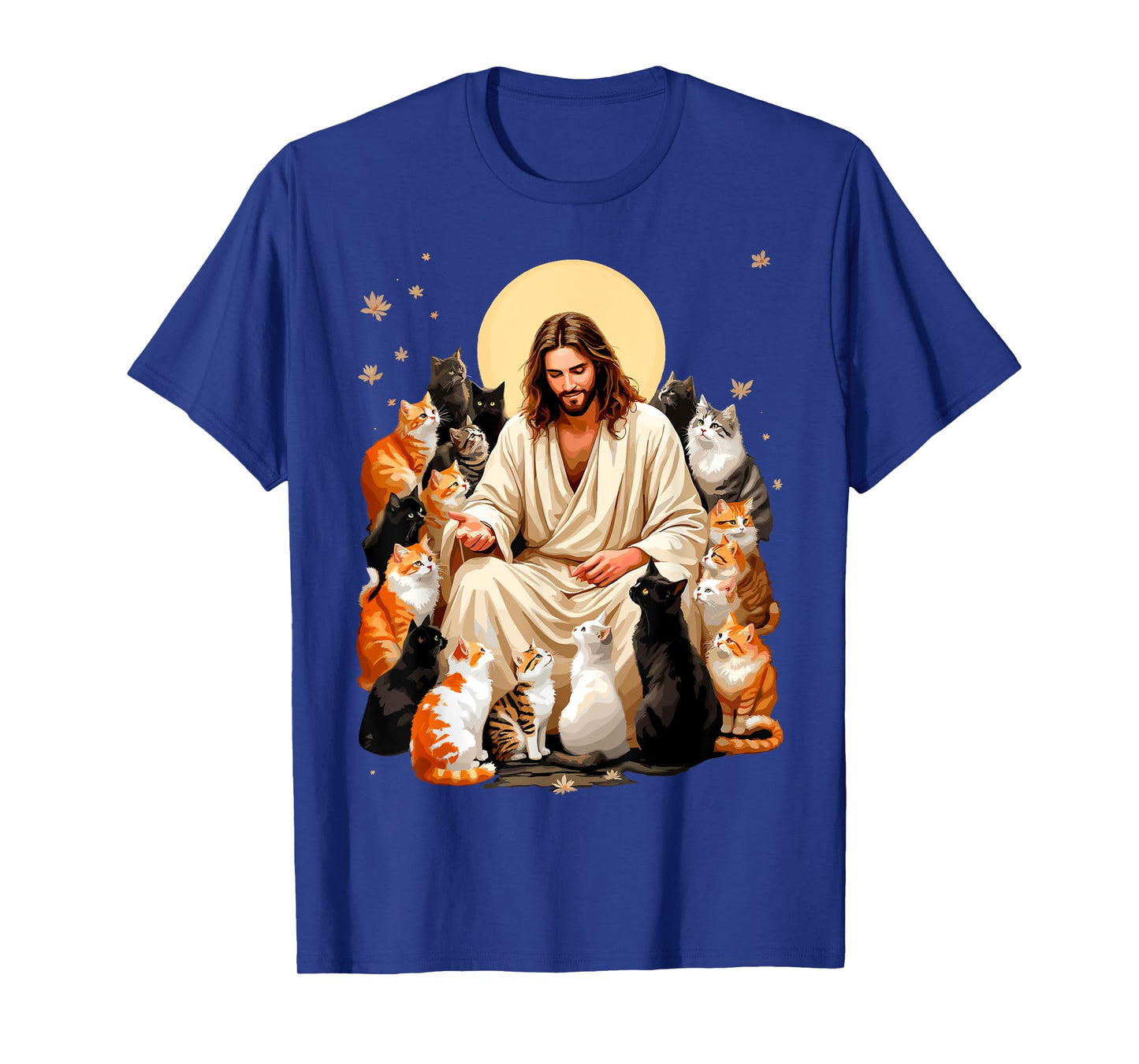 Cats & Jesus Christ Tee Kitty Lover Bible Reader Christian T-Shirt