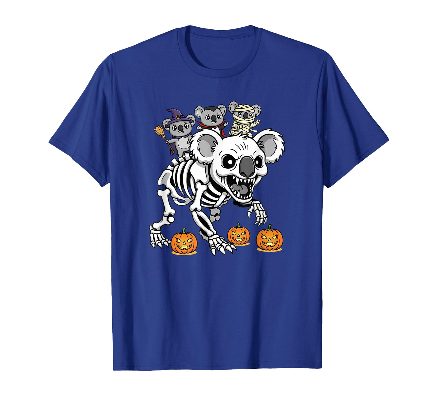 Funny Koala Skeleton Mummy Witch Halloween Kids Mens Womens T-Shirt