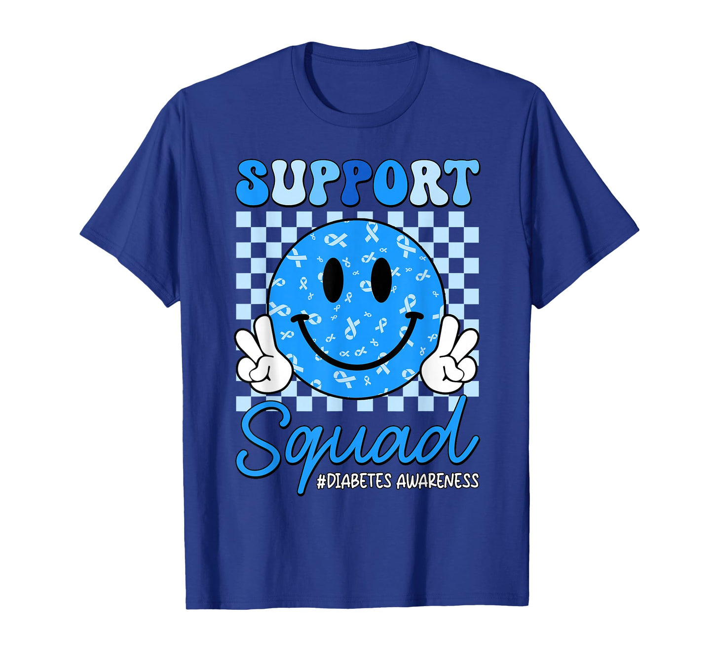 In November We Wear Blue Diabetes Awareness Support Squad T-Shirt