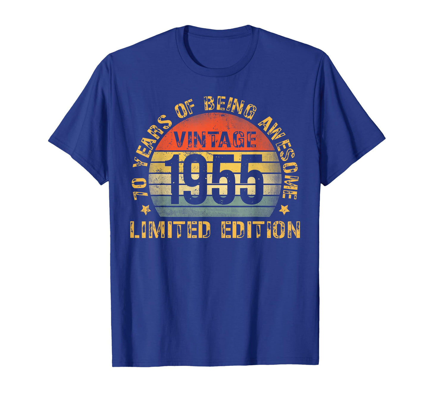 70 Year Birthday Decorations Men Gag 70yr 1955 70th Birthday T-Shirt