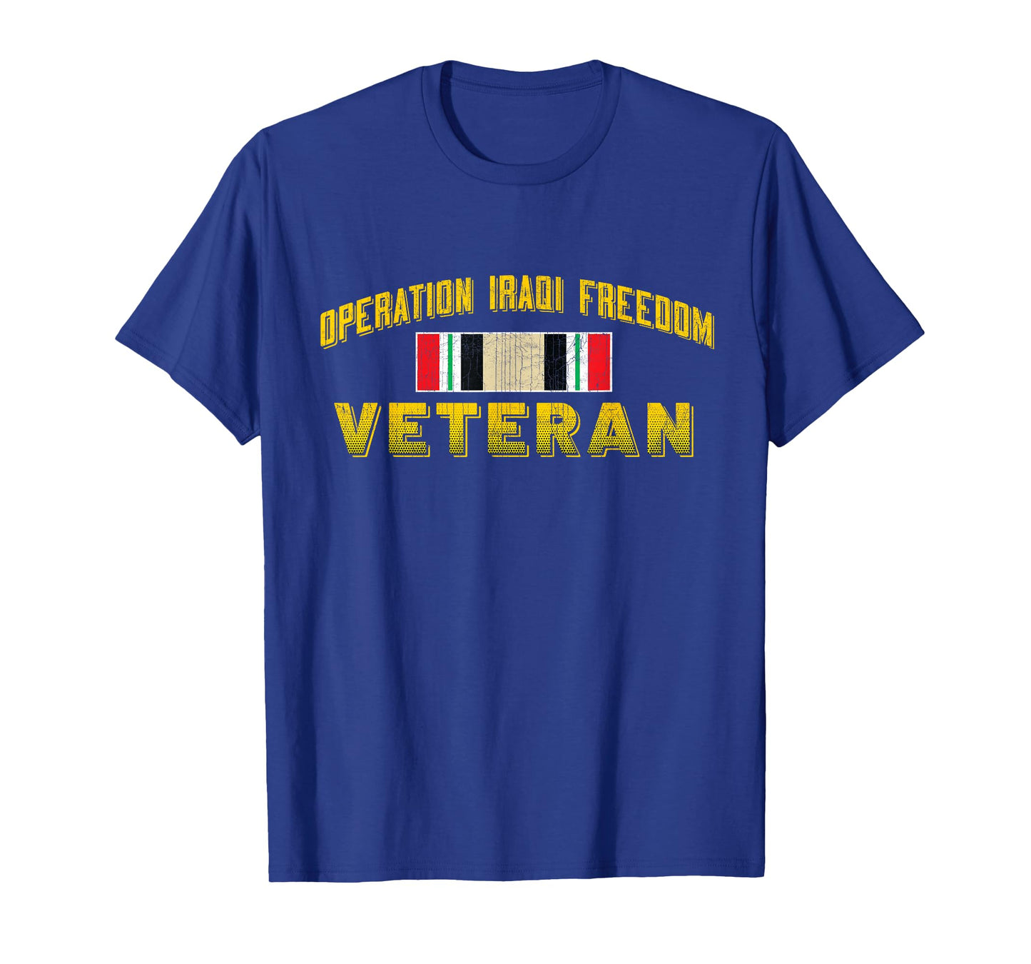 Iraq Operation Iraqi Freedom Veteran Day Gifts T-Shirt - Black - Men's Adults - Small - Short Sleeve - T-Shirt - Letter Print - Embroidery - Modern - Casual - Military - Veterans Day, Memorial Day