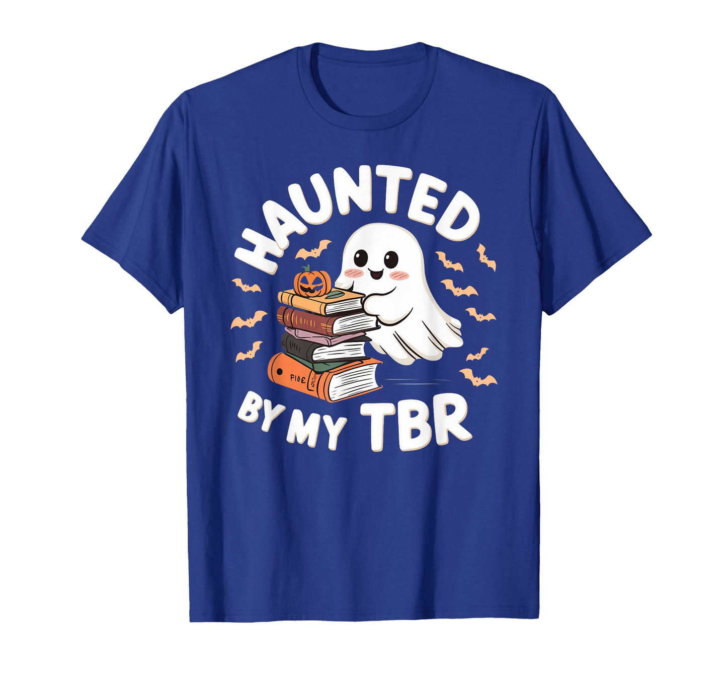 Haunted By My TBR Cute Ghost Book Reading Teacher Halloween T-Shirt