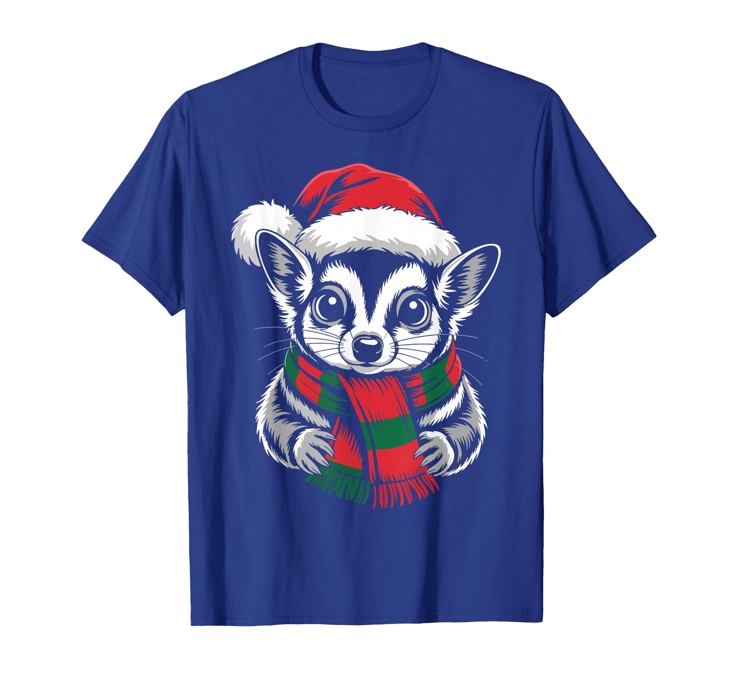 Sugar Glider Xmas Santa Hat Scarf Christmas Costume T-Shirt