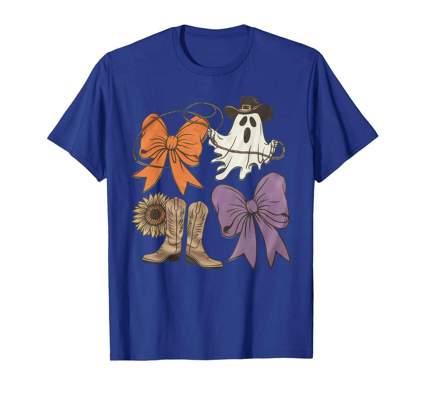 Halloween Tshirt Women Men Skeleton Witch Monster Party T-Shirt