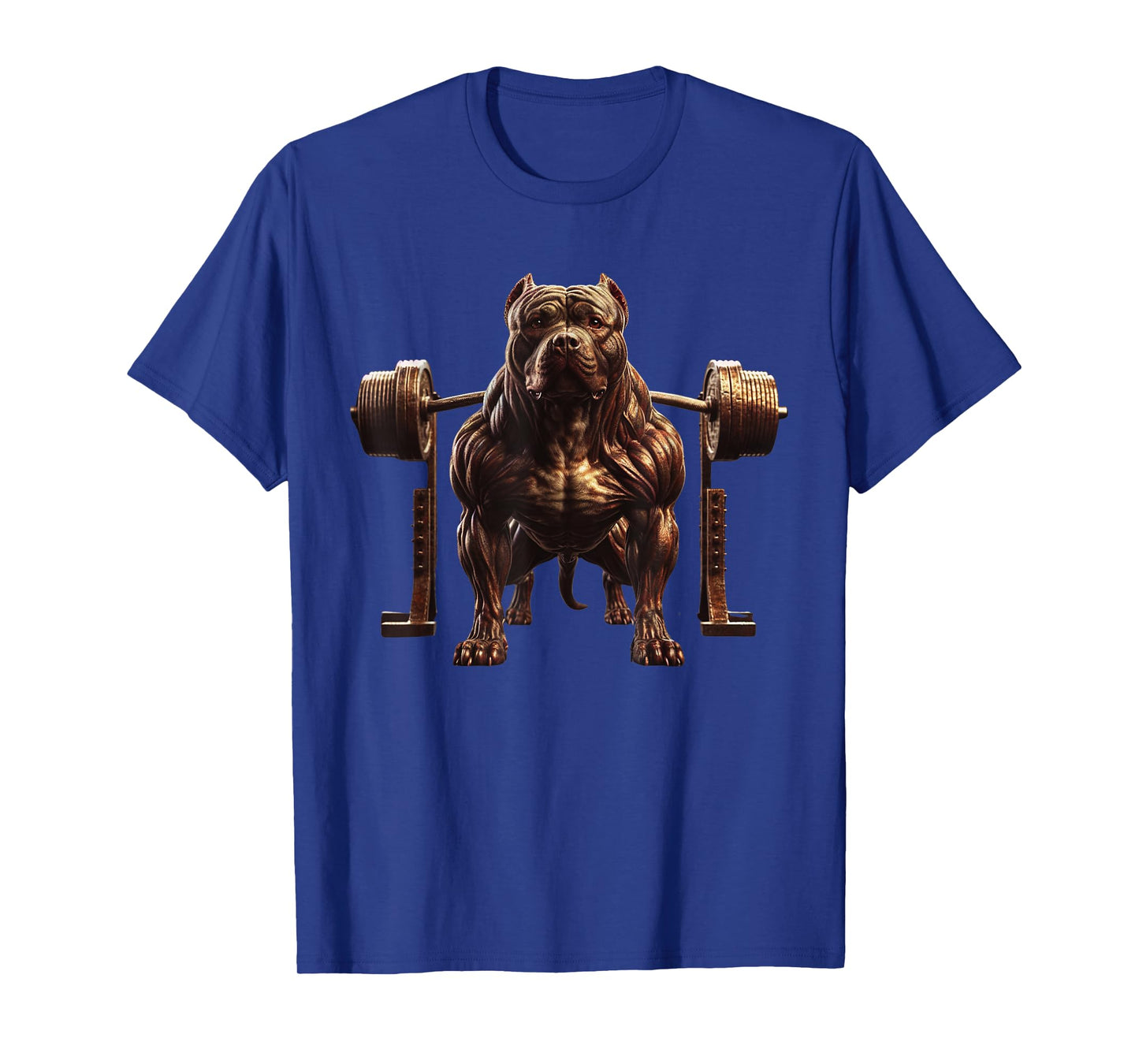 Pitbull Barbell Powerlifting Gym Beast Strength Training T-Shirt