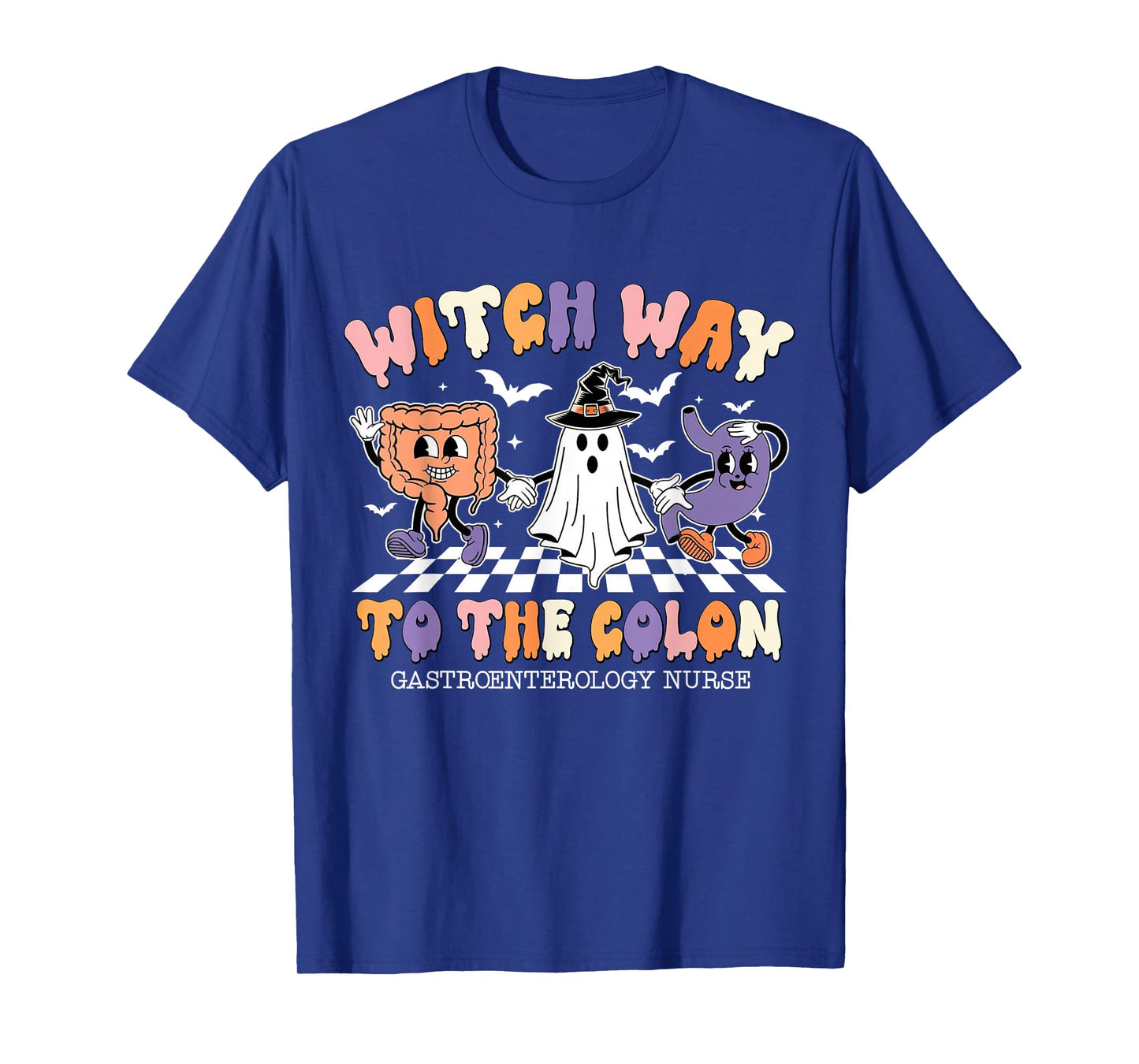 Witch Way to The Colon Gastroenterology Nurse Halloween T-Shirt