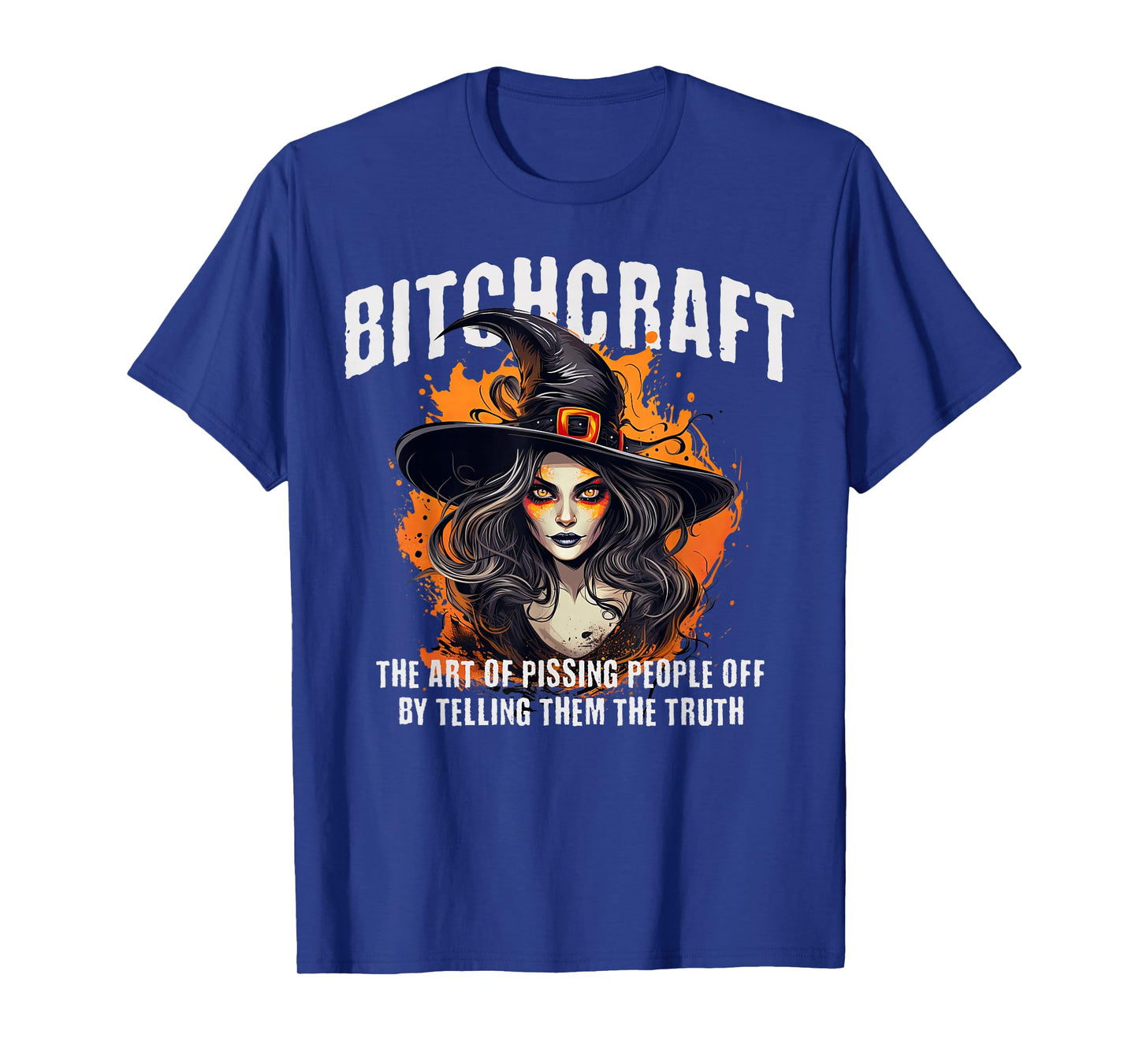Bitchcraft Witch - Funny Halloween Lover Humor Slogan T-Shirt