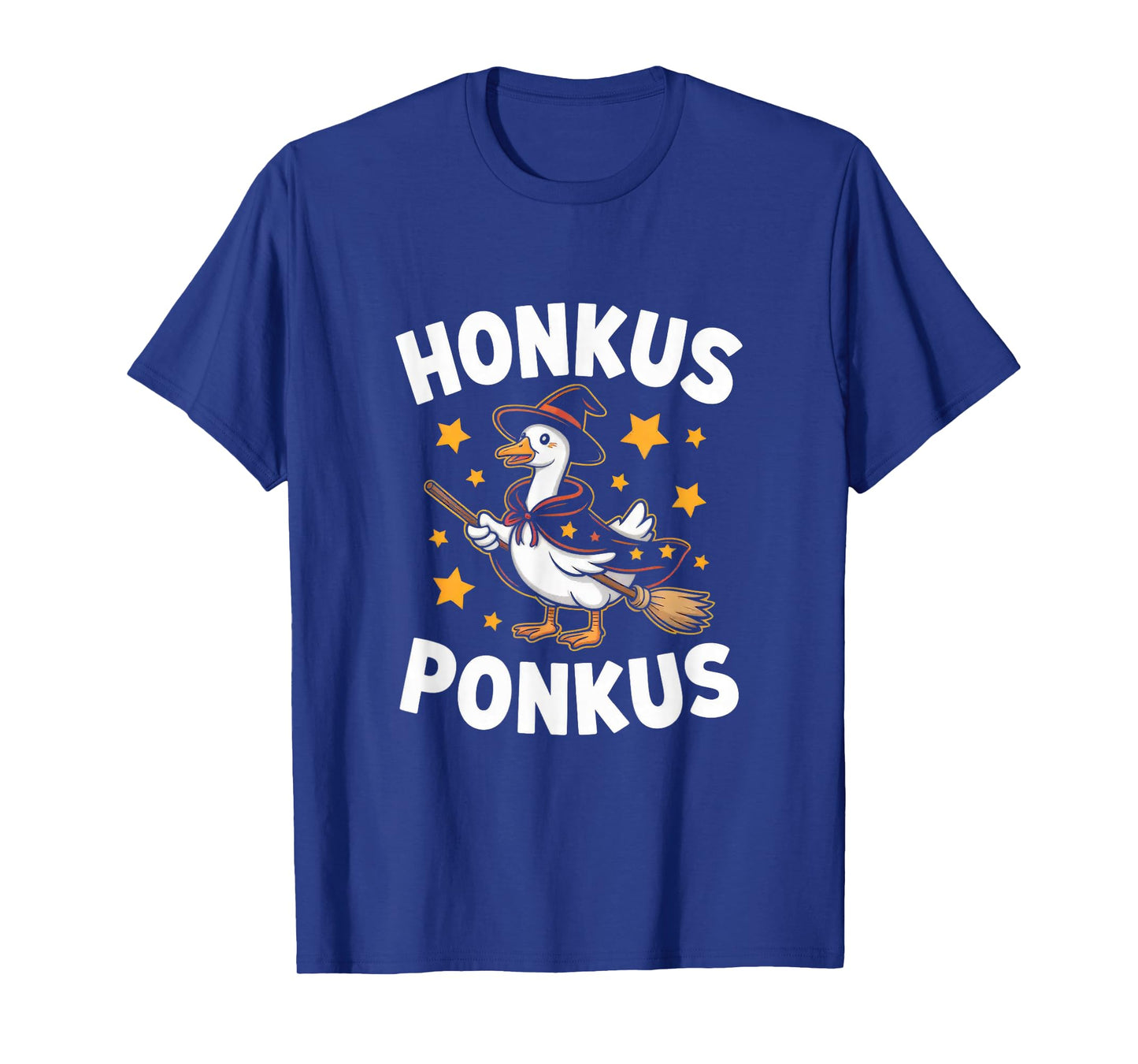 Funny Goose Halloween Witch Honkus Ponkus T-Shirt