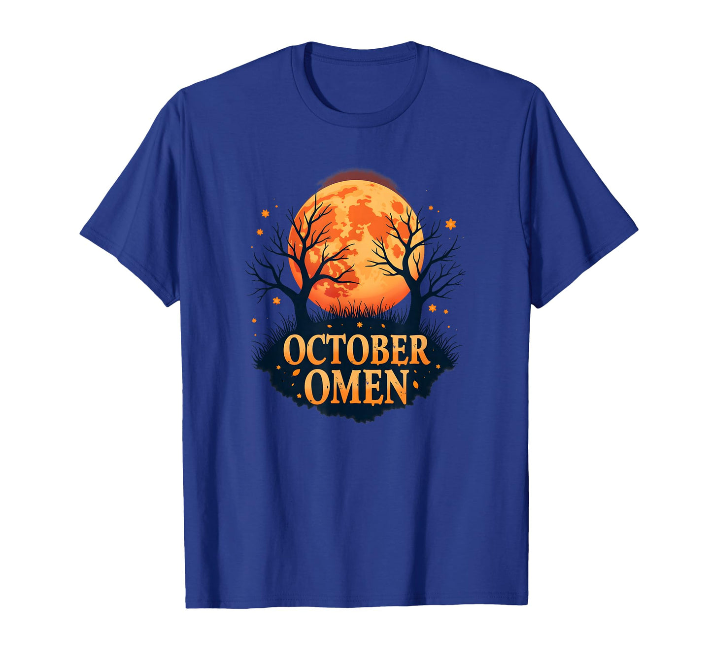 Halloween Holiday October Omen Spooky Moon Art T-Shirt