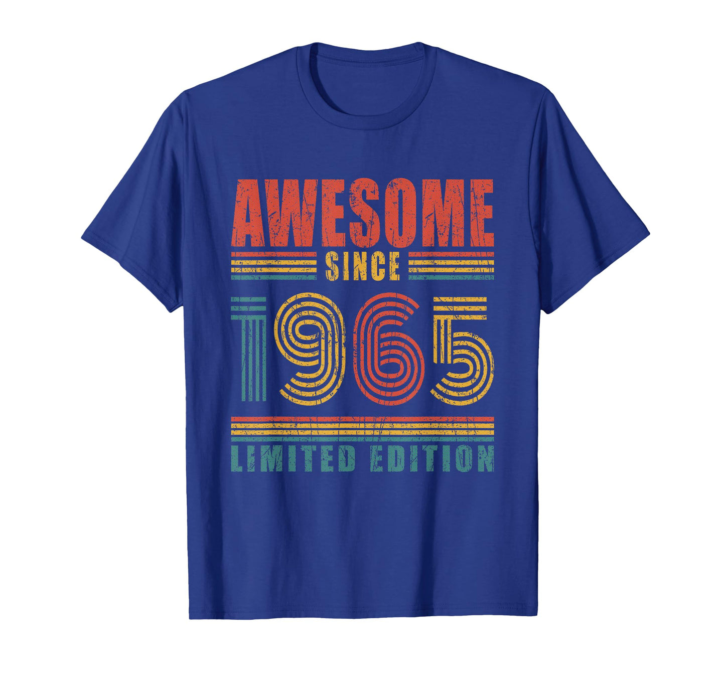 60th Birthday Awesome Since 1965 Vintage 60 Birthday T-Shirt