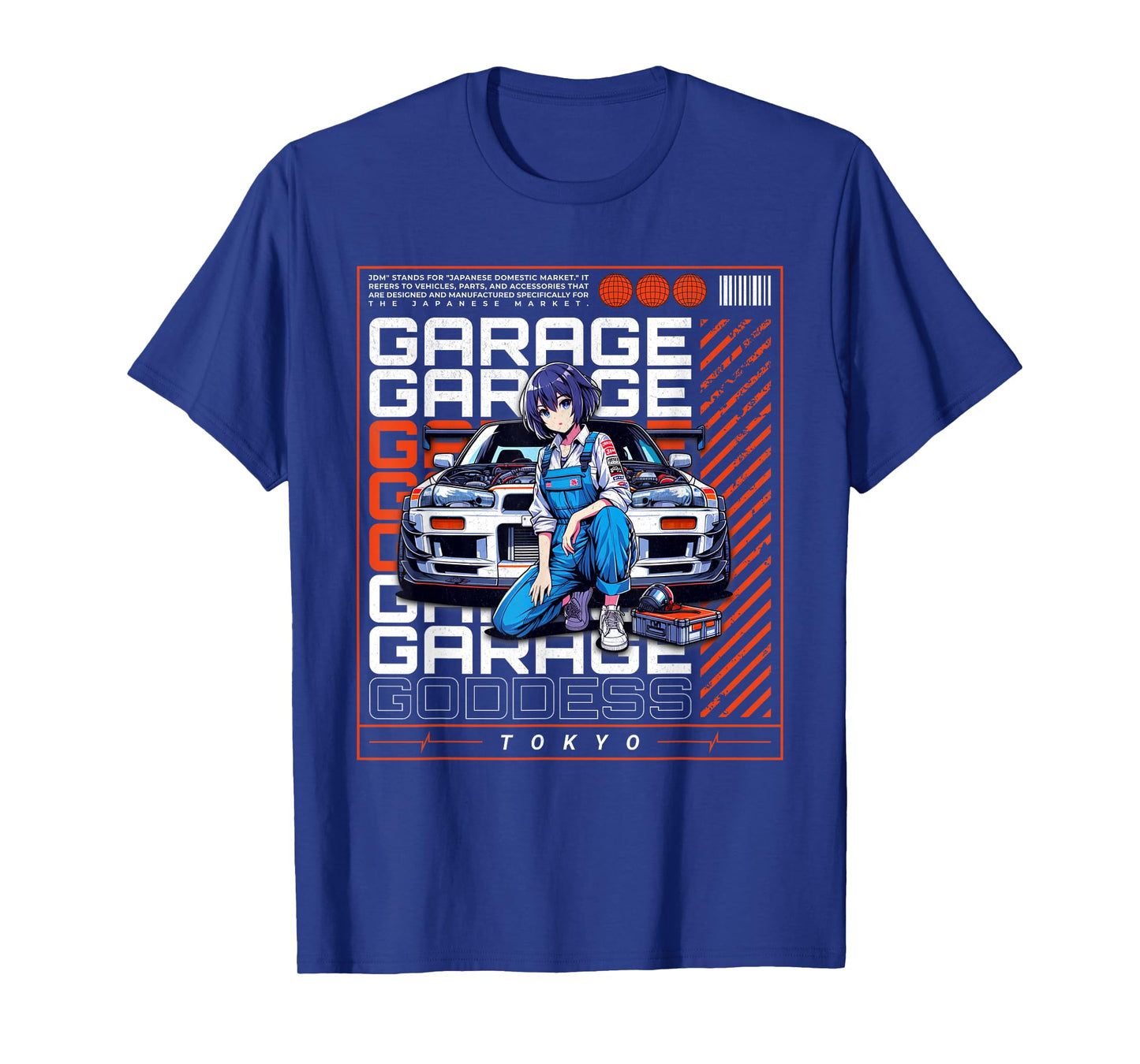 JDM Tokyo Japan Drift Race Car Tuning Retro Vintage Graphic T-Shirt