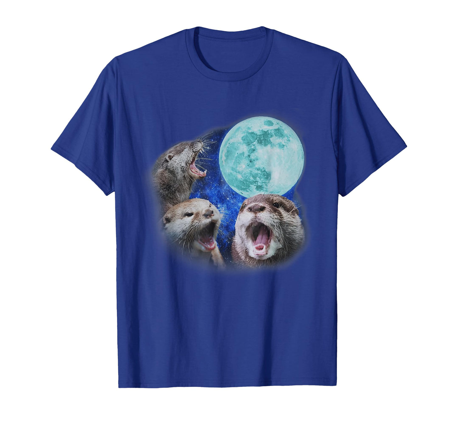 Three Otter Moon | Three Otter Moon Howling Otter Head T-Shirt