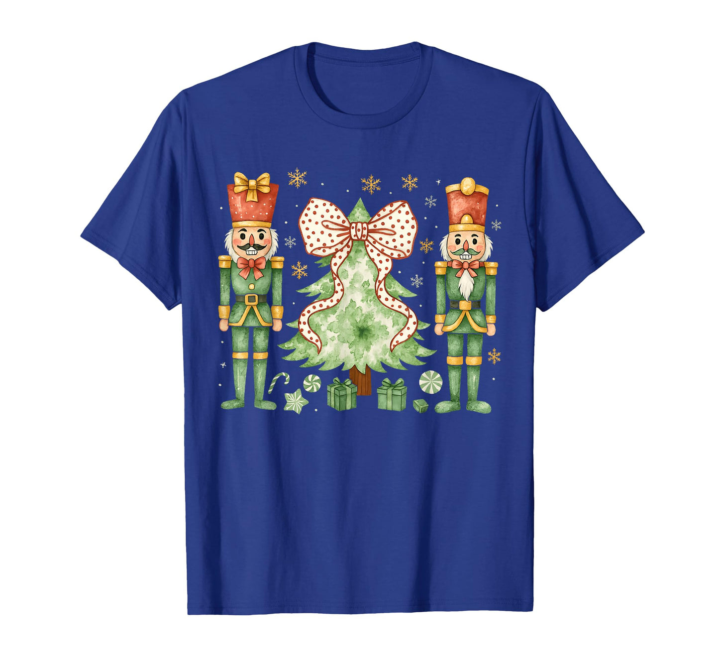 Merry Christmas Tree Nutcracker Ballet Dance Women Kids Girl T-Shirt