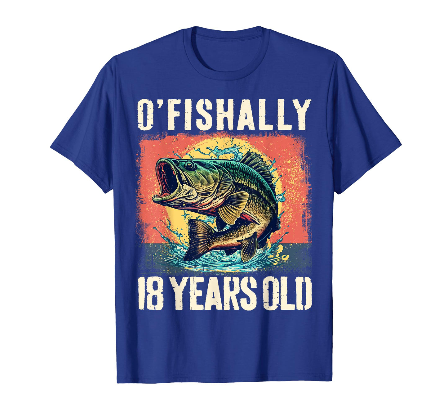 Ofishally 18 Years Old 2007 Fishing Fisherman 18th Birthday T-Shirt