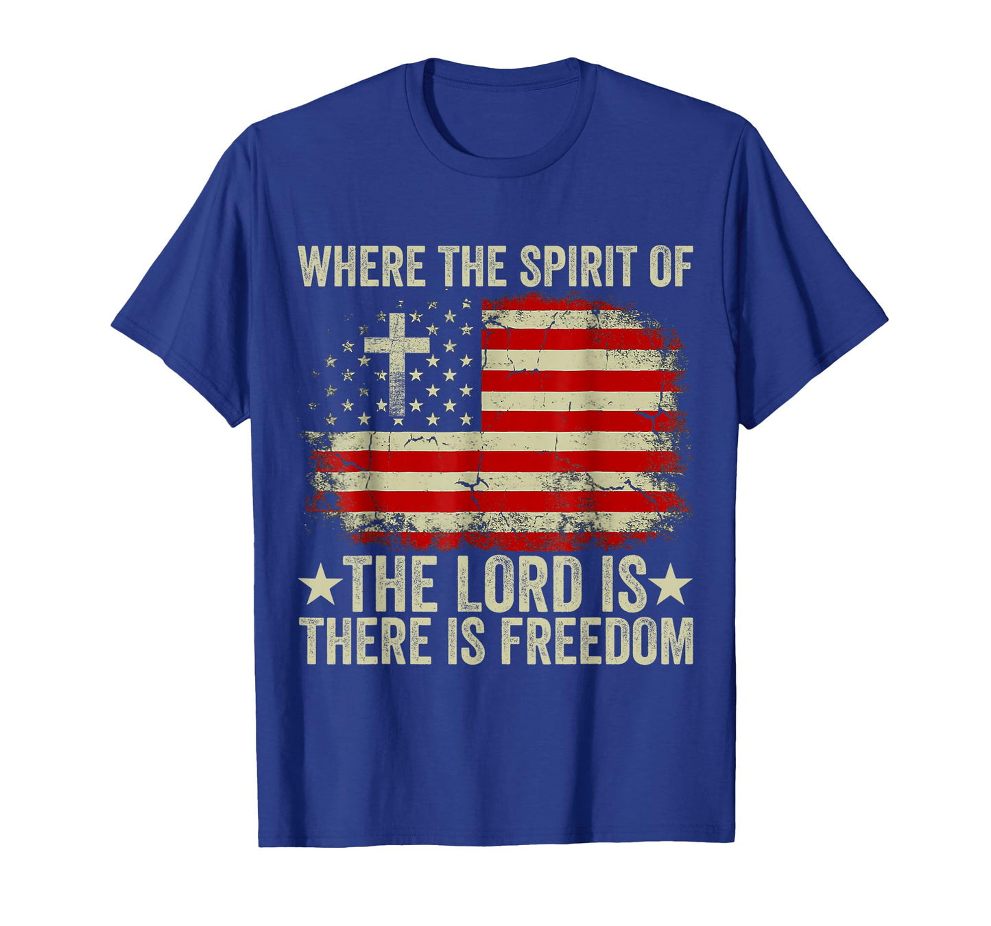 Jesus Shirt Where The Spirit Of The Lord There Is Freedom T-Shirt