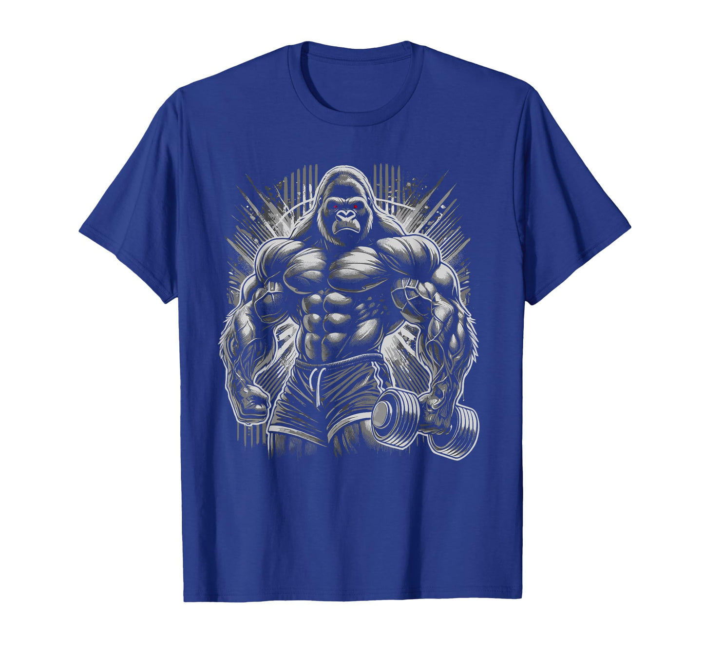 Gorilla Monkey Gym Wear Bodybuilding Workout Motivation T-Shirt