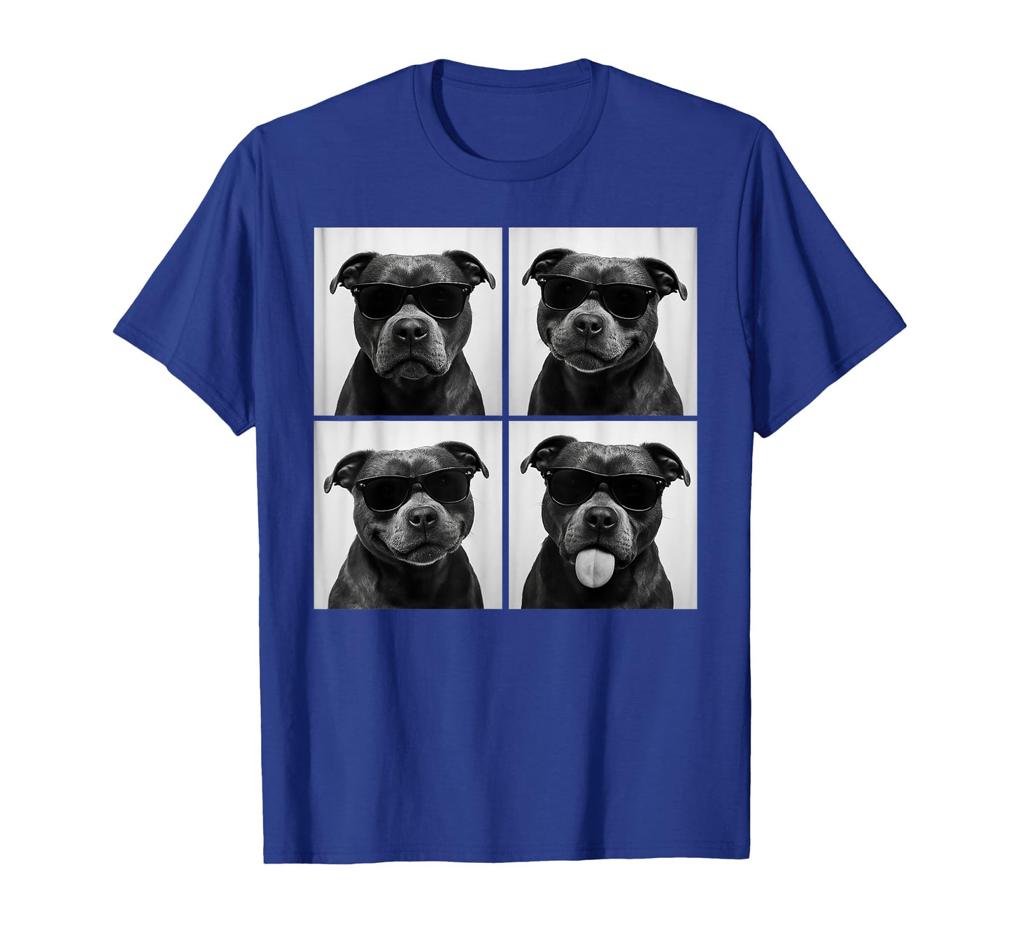 Funny Staffordshire Bull Terrier Lover Cute Dog Photo Booth T-Shirt