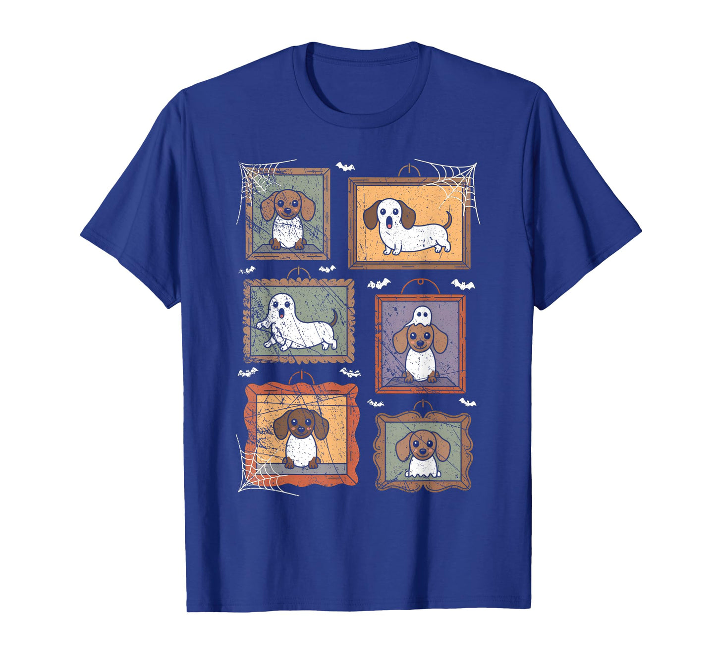 Dog in Ghost Costume Funny Halloween Puppy Lover T-Shirt