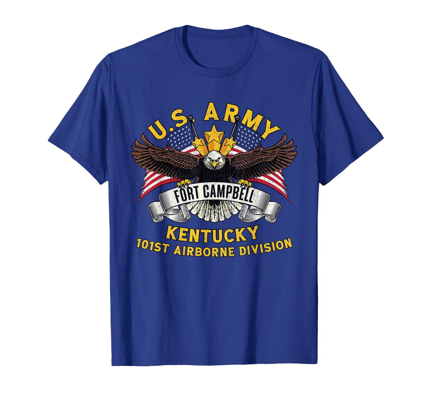 Fort Campbell Kentucky KY Vintage Military Base Veterans Day T-Shirt