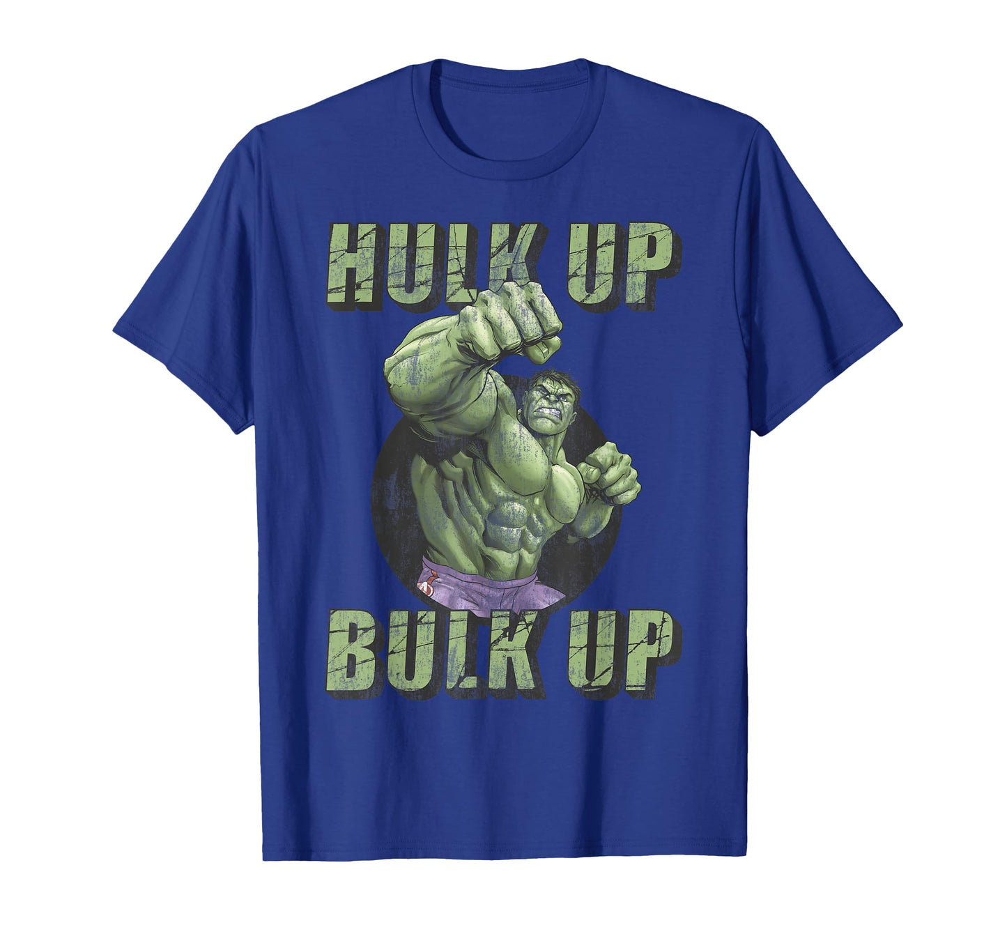 Marvel The Incredible Hulk Tough Hulk Up Bulk Up Badge T-Shirt
