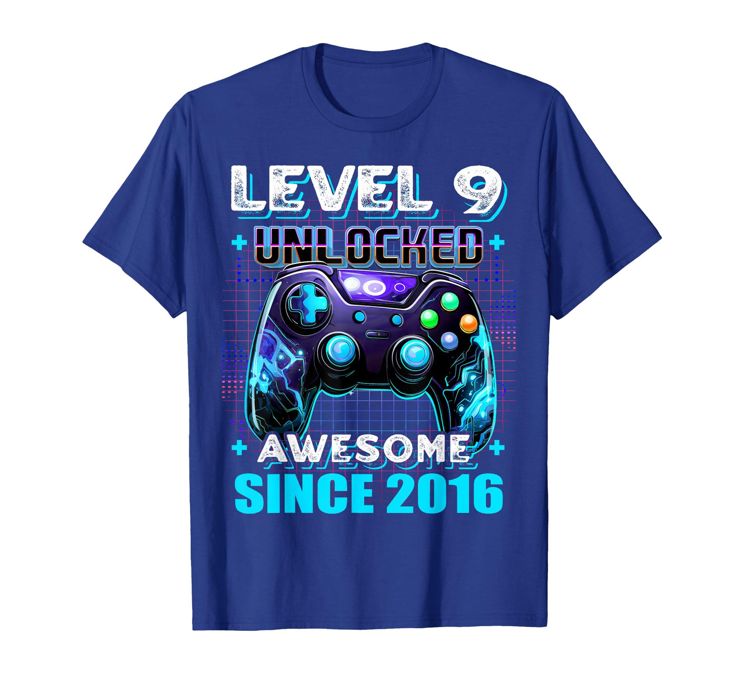 9th Birthday Boy Level 9 Gamer 9 Year Video Game Party T-Shirt