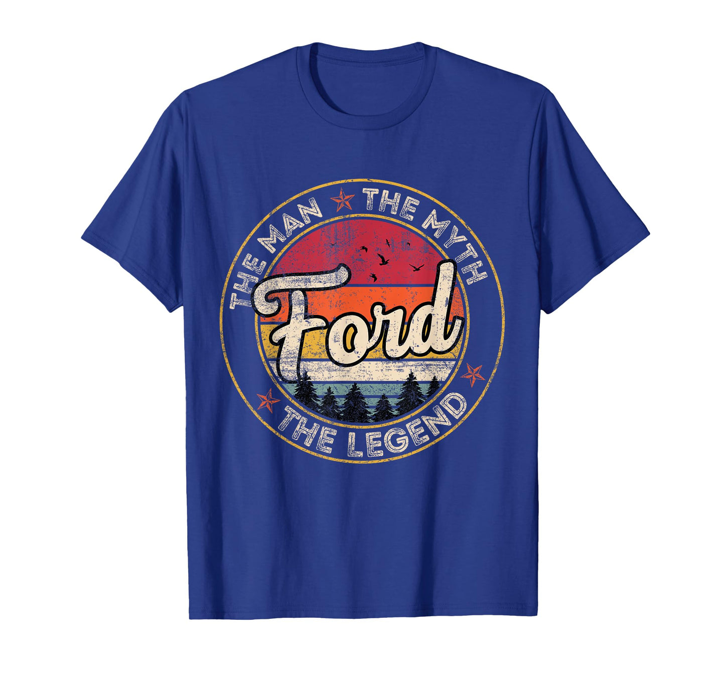 Ford The Man The Myth The Legend Personalized Name T-Shirt