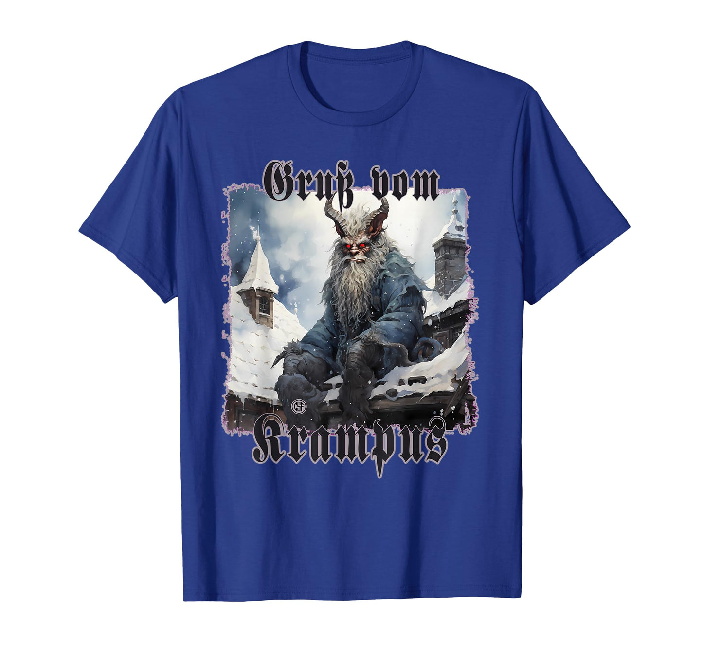 Greeting from Krampus Christmas Legend Figure T-Shirt