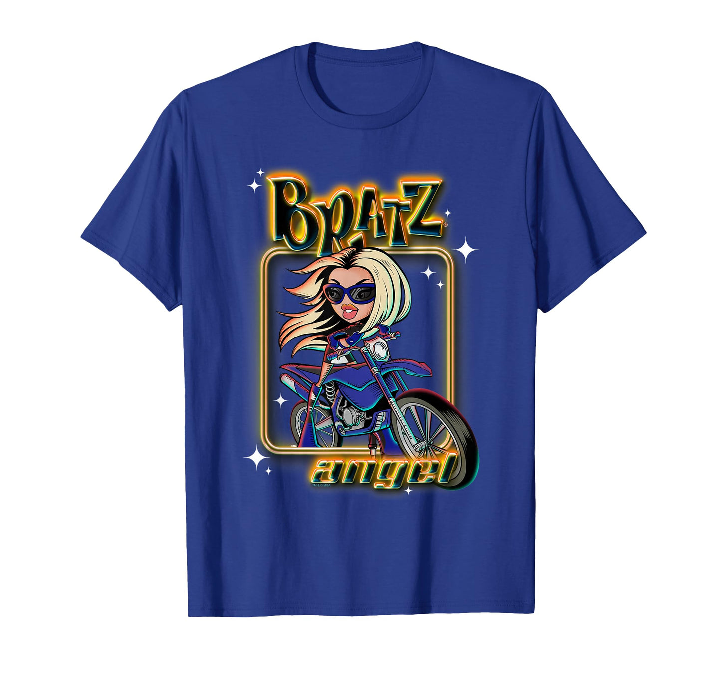 Bratz Angel Cloe Vintage Biker Sassy Portrait T-Shirt