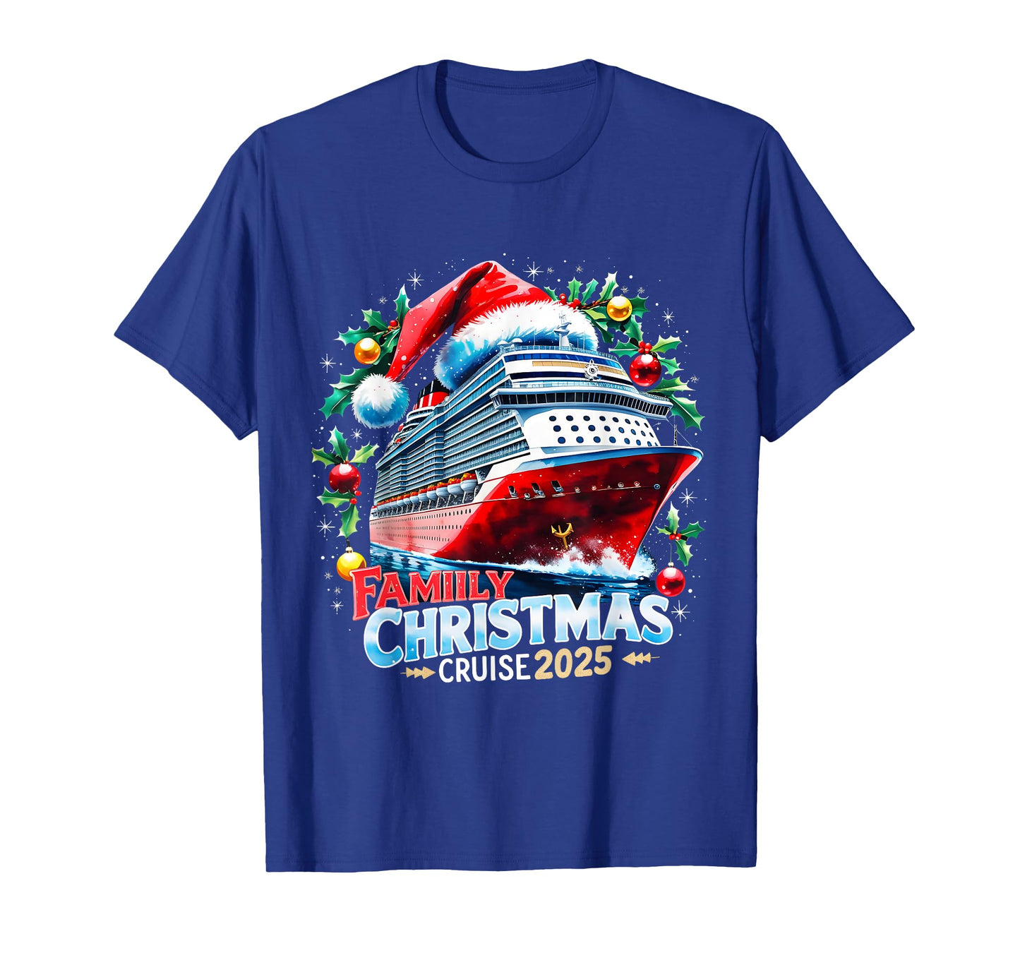 Family Christmas Cruise 2025 Holiday Vacation Tee T-Shirt