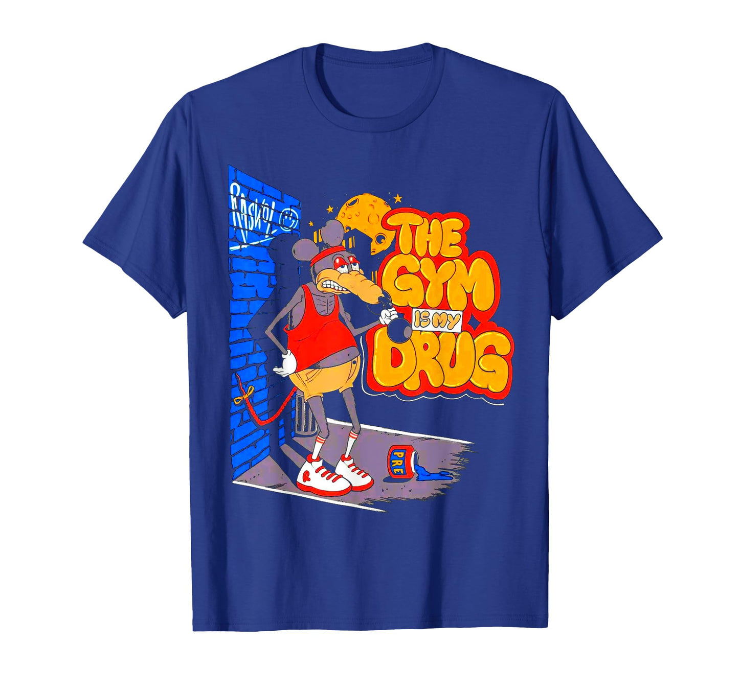 The Gym Is My Drug Funny Weightlifting Bodybuilding Fitness T-Shirt