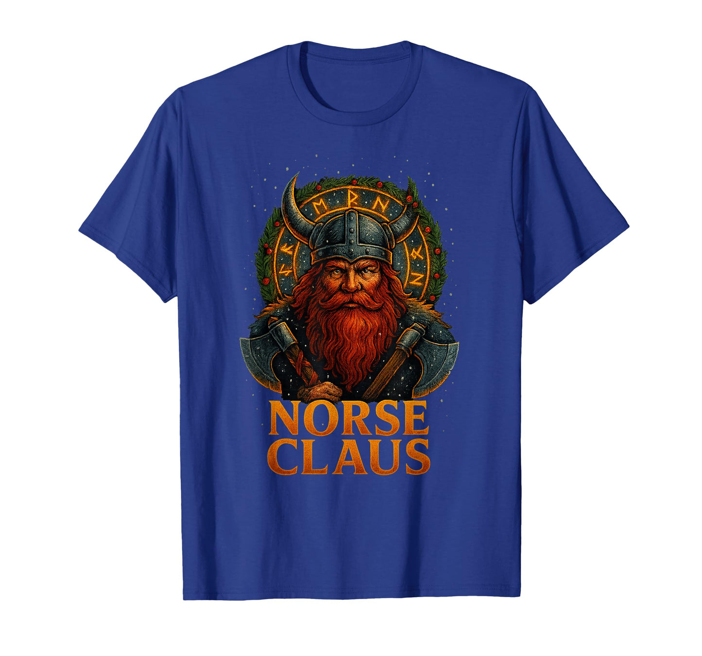 Norse Claus Viking Christmas Design T-Shirt