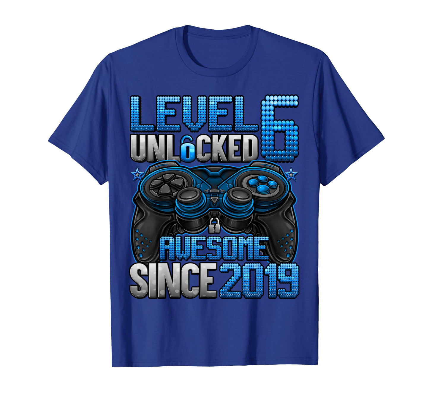 Level 6 Unlocked 6 Year Old Gifts For Boys 6th Birthday Boy T-Shirt