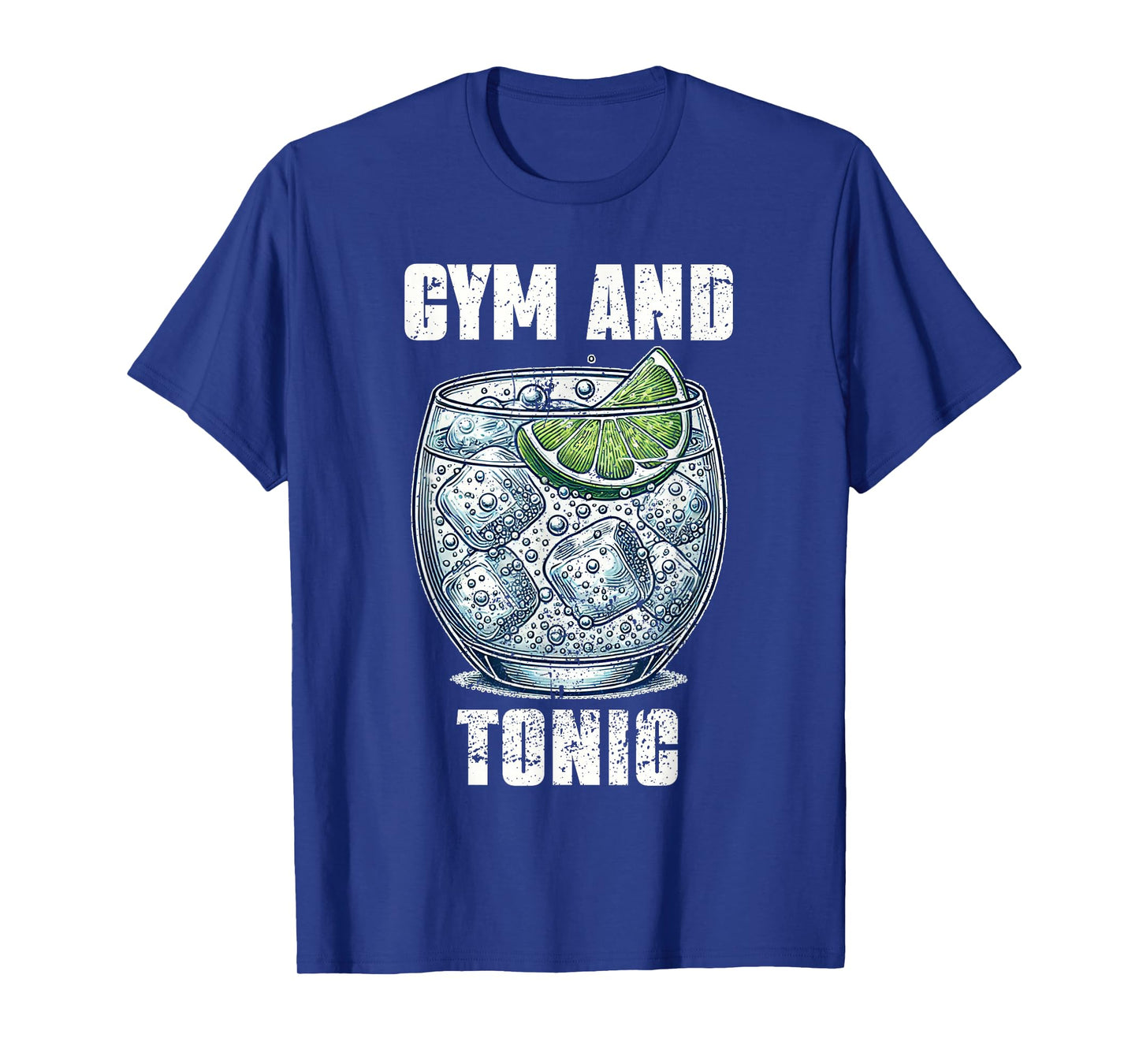 Funny Workout Pun Gym And Tonic Humor Exercise Fitness T-Shirt