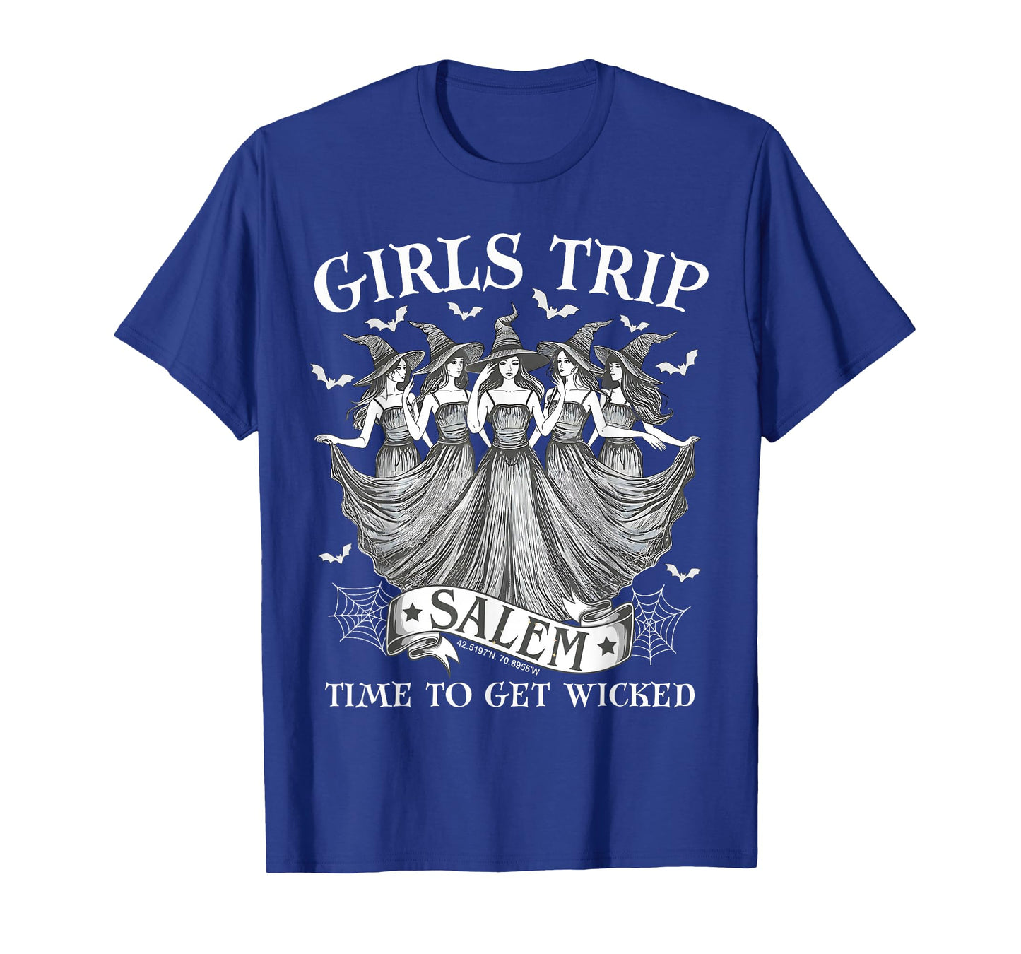 Halloween Salem 1692 Girls Trip Salem Time to Get Wicked T-Shirt
