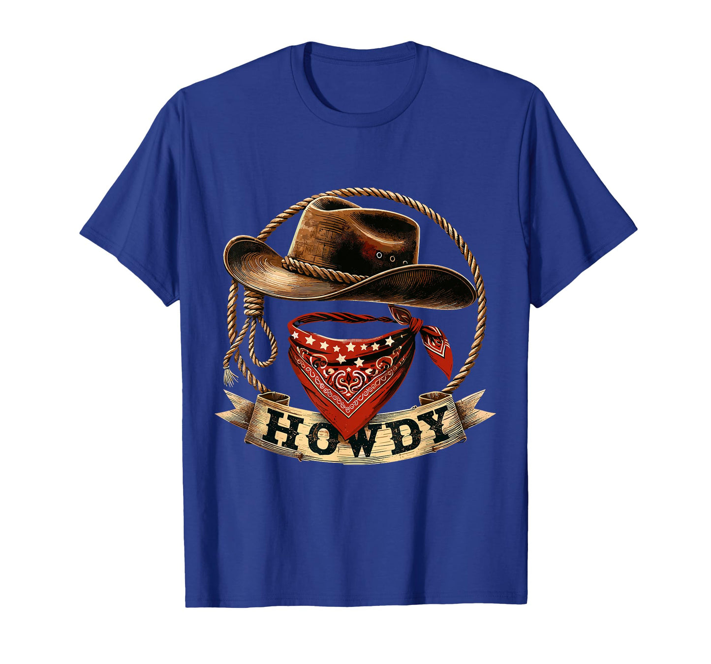 Howdy Western Cowboy Hat Rodeo T-Shirt