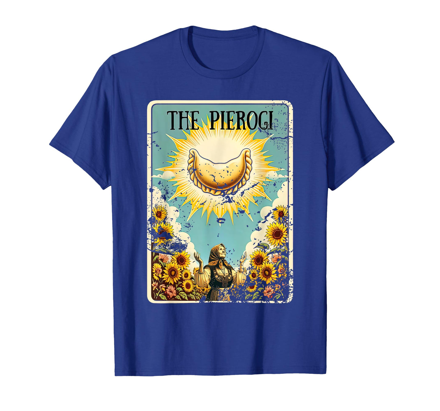 Pierogi Tarot Card Funny Polish Food Polska Pierogies Lover T-Shirt